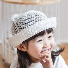 해피젬 여아용 망사 페도라