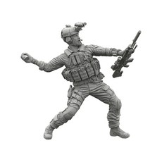 레전드 1:16 US NAVY SEAL SCAR Mk 20 Sniper throwing an M18 프라모델 LF3D16007, 1개