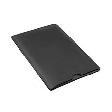 우수스 LG 그램 노트북 솔리드 컬러 미니멀 디자인 파우치, 블랙