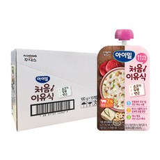 일동후디스 아이밀 처음이유식 100g, 소고기 + 두부 + 연근 혼합맛, 10개입