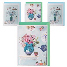 From&To T222-56 感恩賀卡2p+信封2p+鑲嵌2p, 混色, 2套