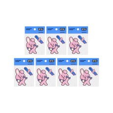 라인프렌즈 BT21 클리어 데코 스티커 2탄, 쿠키, 7개입