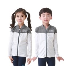 후그 아동용 집업 래쉬가드 RBL322