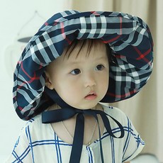 무슈 여아용 체크체크 돌돌썬켑