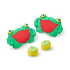 Melissa&Doug 美國瑪莉莎 青蛙魔鬼氈接球 MD6683, 混色