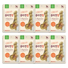 더내추럴 콜라겐 껌 강아지 간식 6cm 10p, 오리지날, 120g, 8개