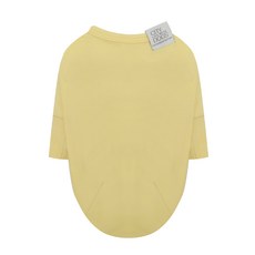 퍼피엔젤 강아지 데일리 티셔츠 7부소매, 280 Yellow, 1개
