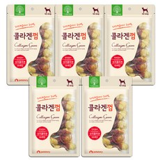 더내추럴 콜라겐 껌 강아지 간식 6cm 10p, 오리, 150g, 5개