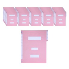 에코청운 종이 정부화일 A4, 분홍, 400개
