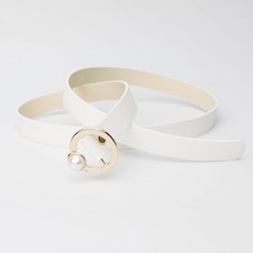 패션포인트 진주원형 여자벨트
