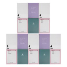 쓰임앤끌림 그리드 중철노트 4mm, 랜덤 발송, 16개