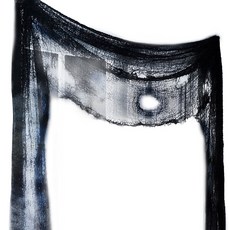 파티팡 호러 거적데기데코 120 x 200 cm, 블랙, 1개