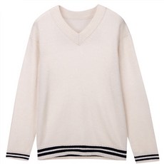 남자브이넥니트