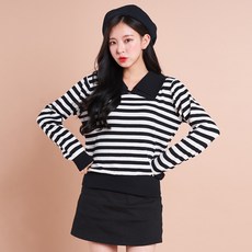 반에이크 여성용 이중 카라니트