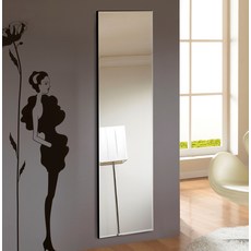미소아이 심플 벽걸이 전신거울 400 x 1500 mm 블랙