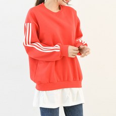 엄짱 임부복 엠비스 소매줄 기모 맨투맨