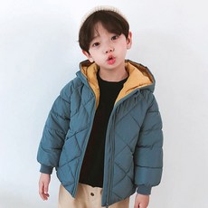 꼰띠키즈 아동용 후드 퀄팅 패딩점퍼