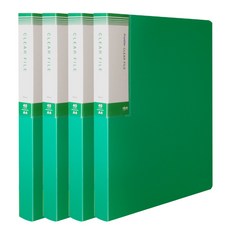 프론티어 화일 인덱스 A4 40매, 녹색, 4개