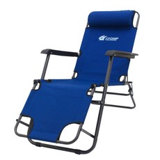 조아캠프 3단 침대 캠핑의자 대형, 블루, 1개