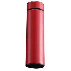 엠디디지탈 보온 보냉 온도표시 스텐 스마트 텀블러, 레드, 500ml, 1개