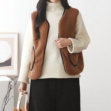 봉봉스토리 미니뽀글 임산부 조끼