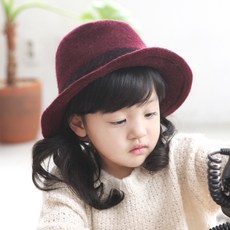 뿌뿌룰루 아동용 니트 페도라
