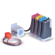 잉크타임 HP ENVY 5740 & HP5540 & HP5640 & HP7640 & HP7645 & HP62 전용 DIY 잉크 무한공급기 300ml, 혼합 색상, 1개