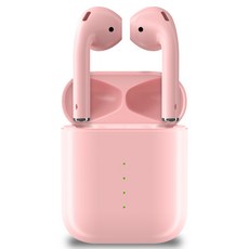 챌린지하이브리드 터치 무선충전 5.0 블루투스 이어폰, CHE-200ST, 핑크