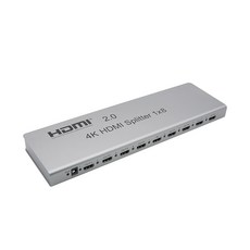 컴스 4K UHD HDMI 1대8 분배기 60Hz 지원 BT550, 1개