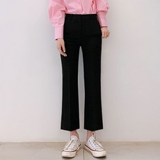 오키진 여성용 프렌치 부츠컷 스판 슬랙스 155cm