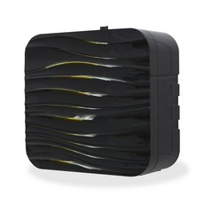 모닝듀 디자인 점보롤 케이스, 블랙, 1개