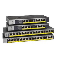 넷기어 16포트 스위칭허브 1000Mbps PoE+ GS116PP