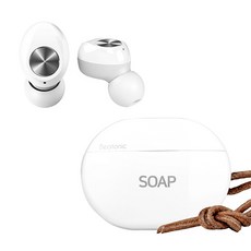앱코 BEATONIC SOAP 블루투스 이어폰, 화이트
