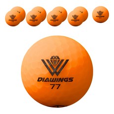 다이아윙스 고반발 비거리 전용 장타 골프공 2피스 42.8mm M3 무광, 오렌지, 10개