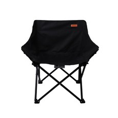 카르닉 초경량 폴딩 캠핑 의자, 블랙, 1개