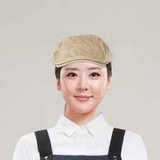 팀쿡 주방용 면 코튼 헌팅캡 FREE, 아이보리(TSC-532), 1개