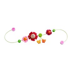 HABA 手推車花朵蝴蝶安撫吊飾 HB303822, 混色