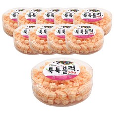 이지피아 툭툭 블럭 리필 70g 5p, 살구, 10개
