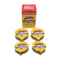 스타부르마크렐 고등어 포션컵 레드, 40g, 4개