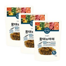 후코홀릭 강아지 간식, 황태 + 야채 혼합맛, 3개