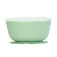 블루마마 실리콘 유아 흡착볼 용기, 민트, 1개