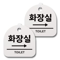 화장실안내판
