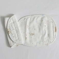 밤부베베 순한 대나무 오물조물 아기띠 침받이, 화이트
