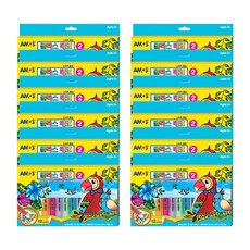 아모스 글라스데코 2 세트, 혼합색상, 12세트