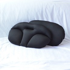 다세코 빨아쓰는 경추형 수면베개, 블랙