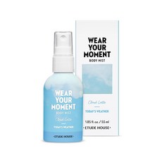 에뛰드 웨어유어모먼트 오늘의날씨 바디 미스트 4호 클라우드라떼, 55ml, 1개