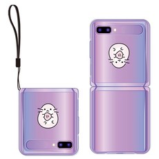 클리어 디자인 휴대폰 케이스 + 스트랩 랜덤발송