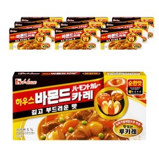 하우스 바몬드카레 순한맛, 230g, 10개