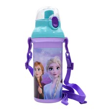릴팡 겨울왕국2 블링블링 원터치 어깨끈 물통 FRO5720, 혼합색상, 450ml, 1개