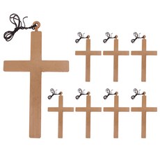 리빙다 모형 십자가 소품, 혼합색상, 8개